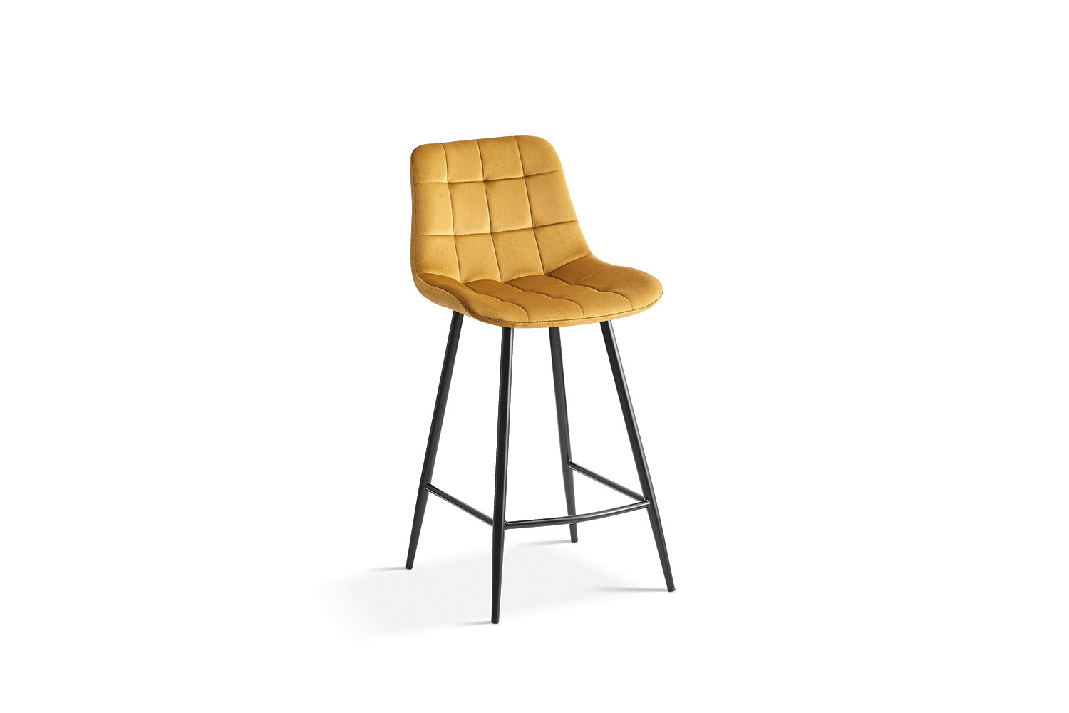 Barkruk Momy Velvet Goud - Afbeelding 3