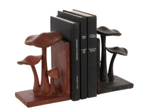 Boekensteun Liltang Polyresin Bruin - Set van 2
