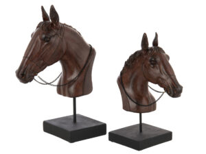 Decoratie Biesor Polyresin Bruin