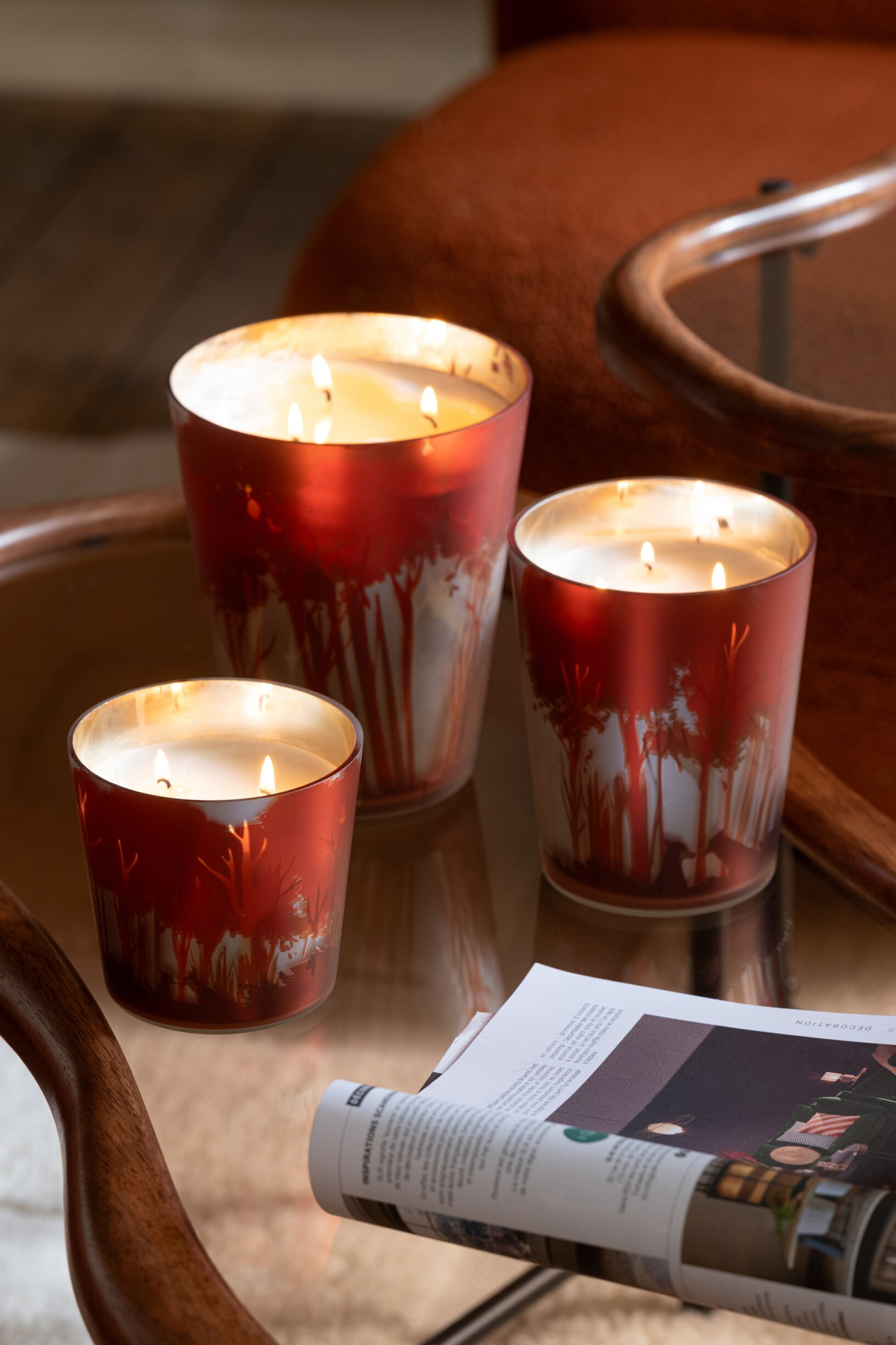 Geurkaars Peesane Rood - Afbeelding 3