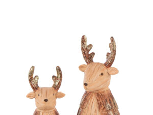 Decoratiefiguur Taannes Polyresin Bruin H26,5 cm
