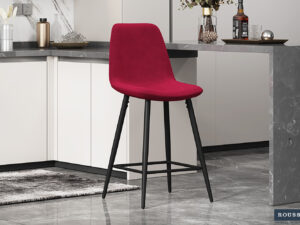 Counterstoel Birren Velvet Bordeaux