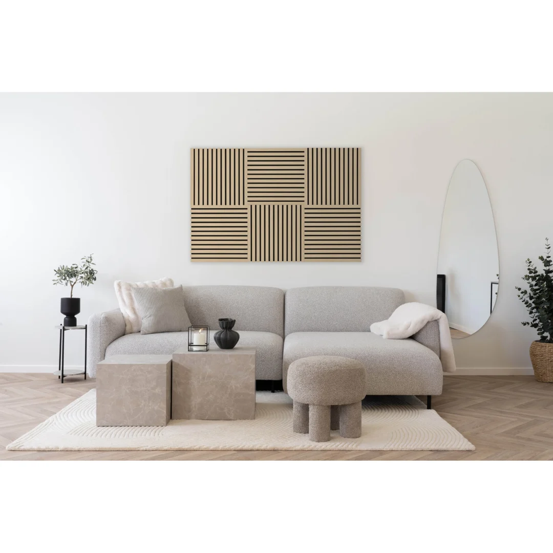 Woonaccessoire Flienura MDF Naturel - Set van 2 - Afbeelding 3