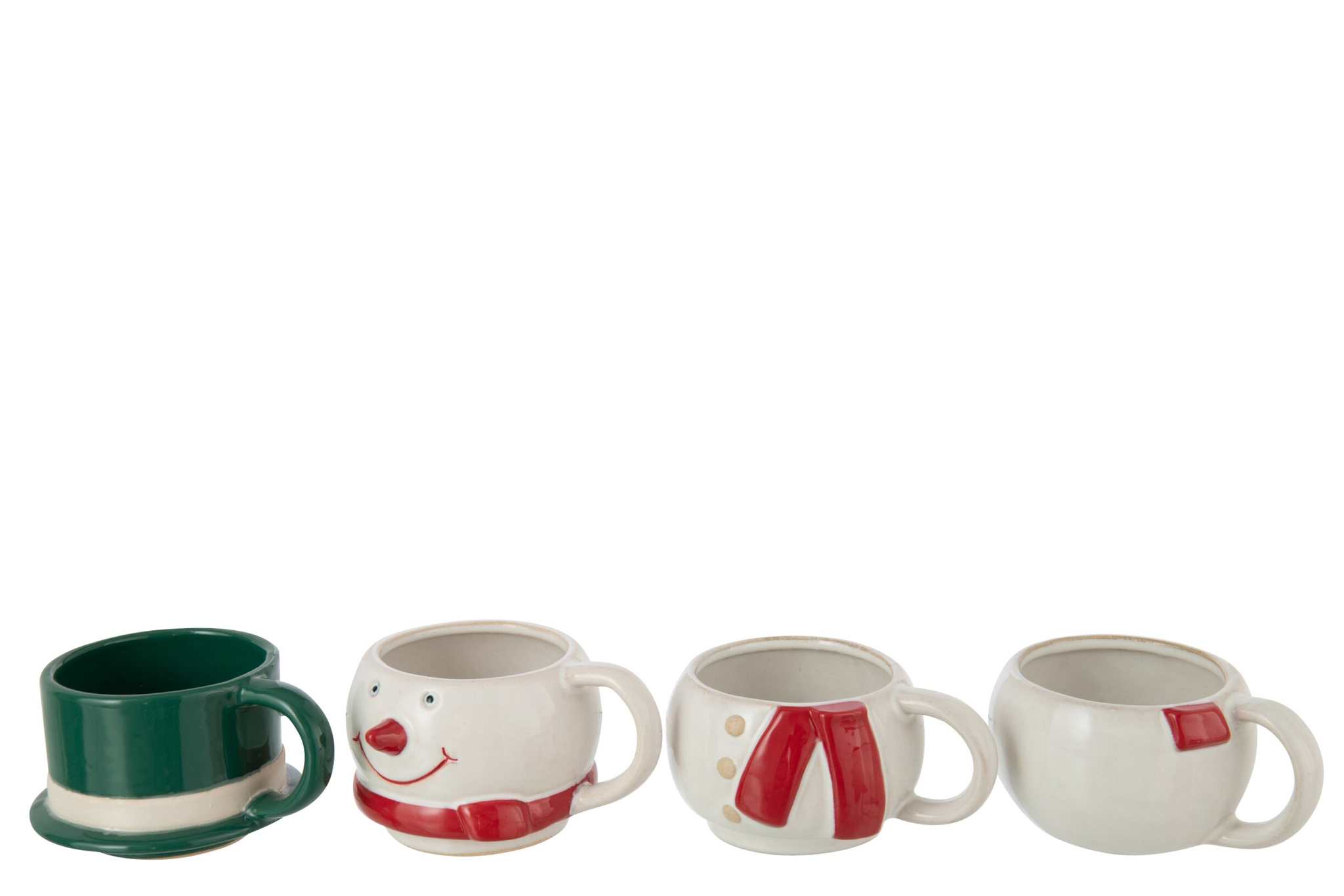 Mok Beellone Steen Meerkleurig - Set van 4 - Afbeelding 2
