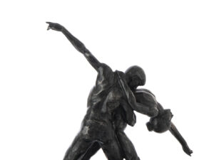 Beeld Zurdaro Zwart H38 cm