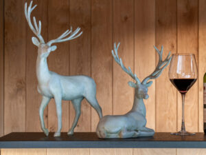 Decoratiefiguur Norras Blauw H29 cm
