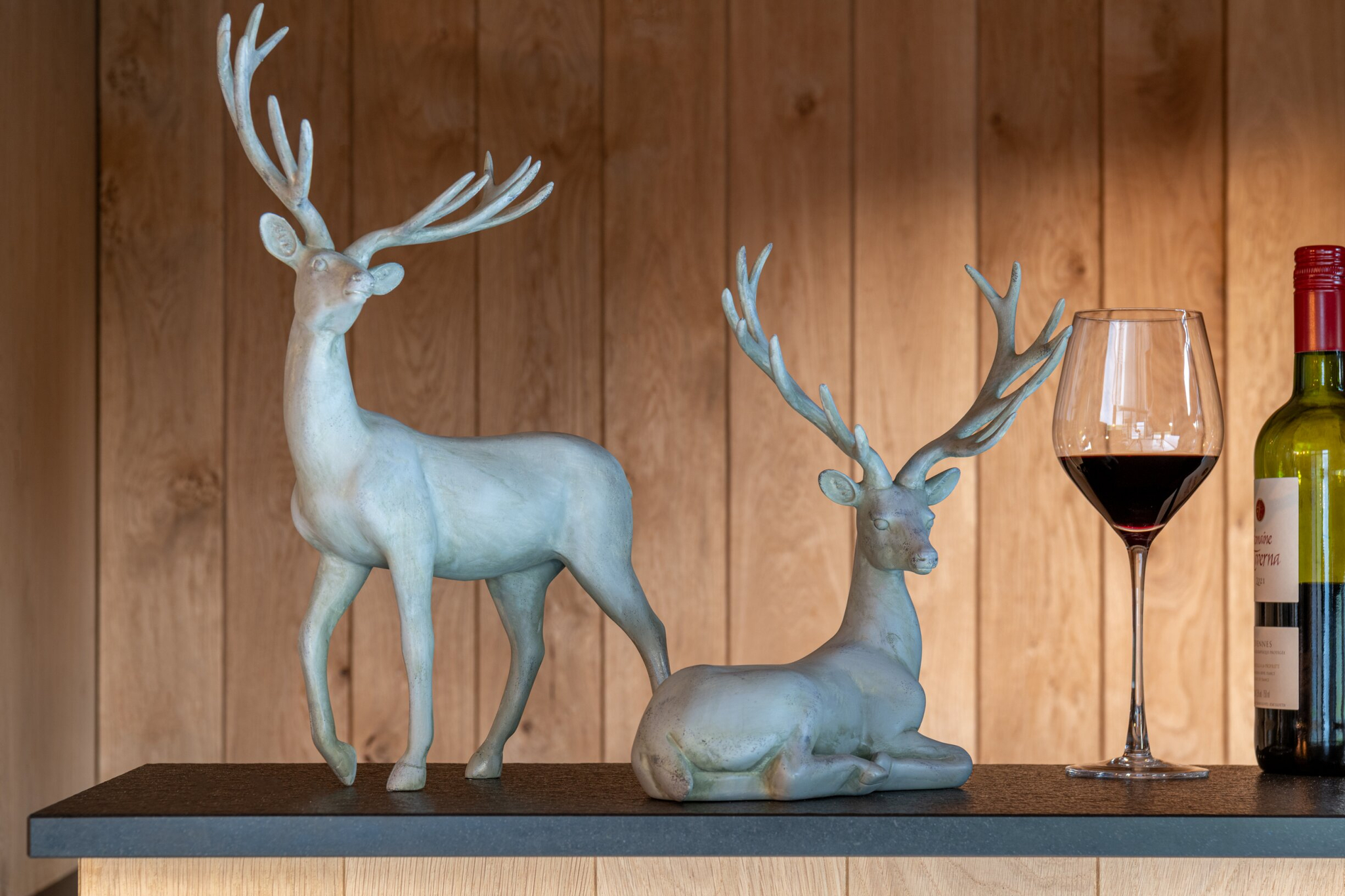 Decoratiefiguur Norras Blauw H29 cm