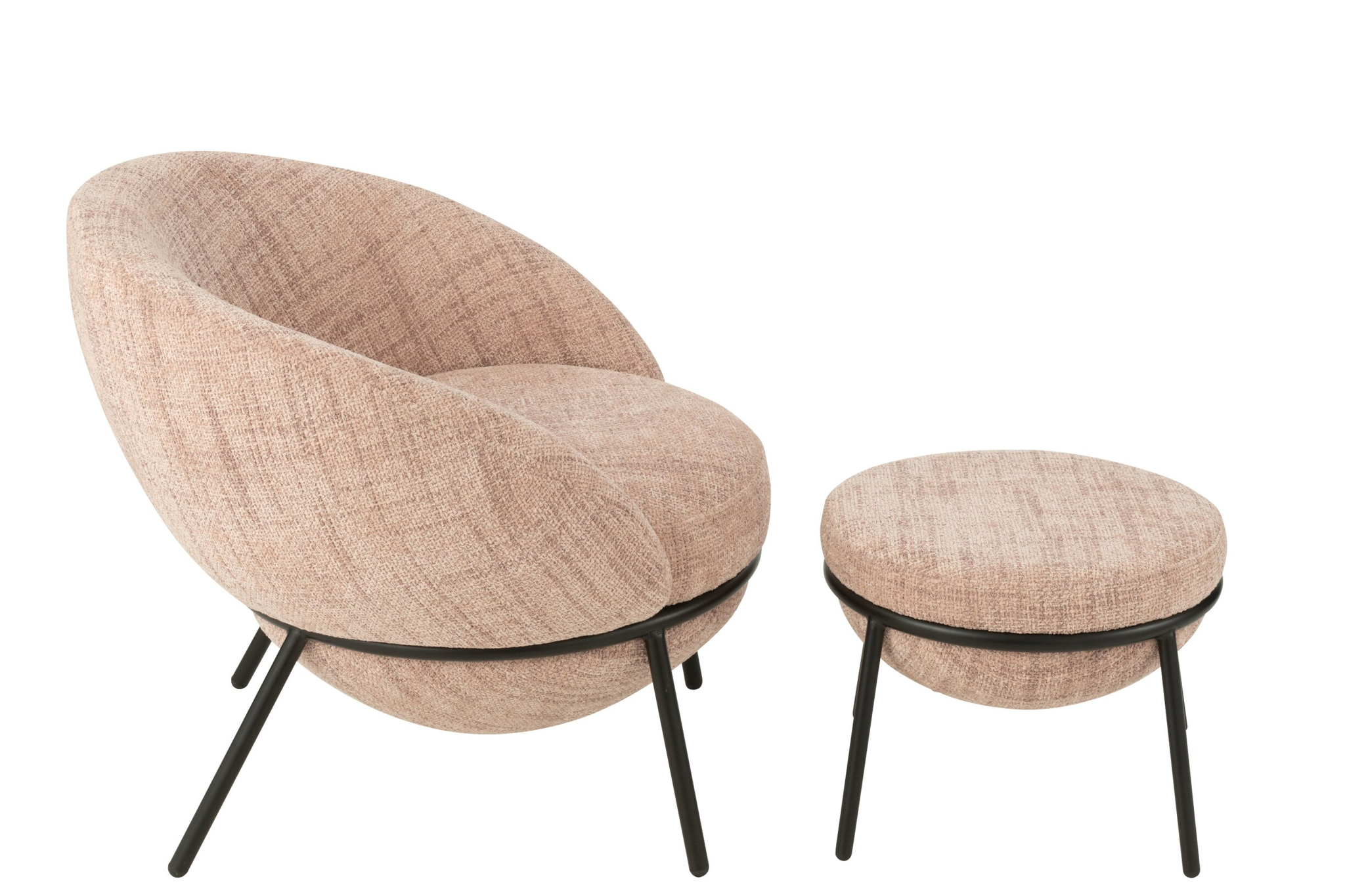 Fauteuil Taudi Roze - Afbeelding 2