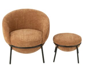 Loungestoel Skurro Bruin