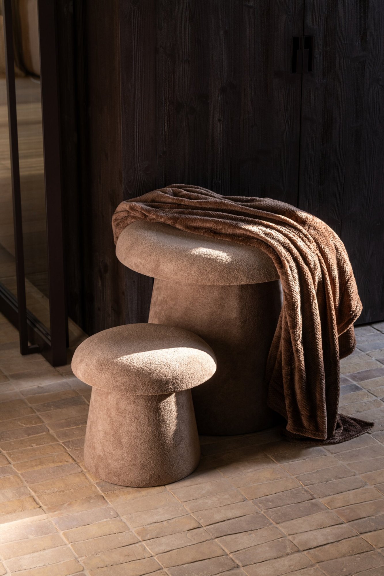Kruk Caussek MDF Beige - Afbeelding 4