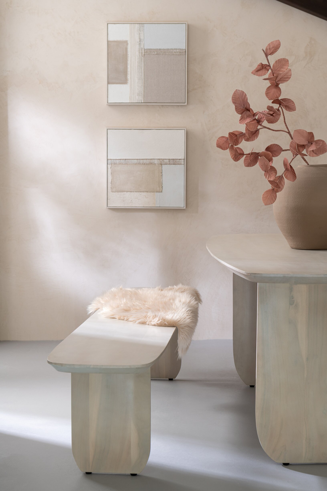 Bank Voskero Hout Wit - Afbeelding 6