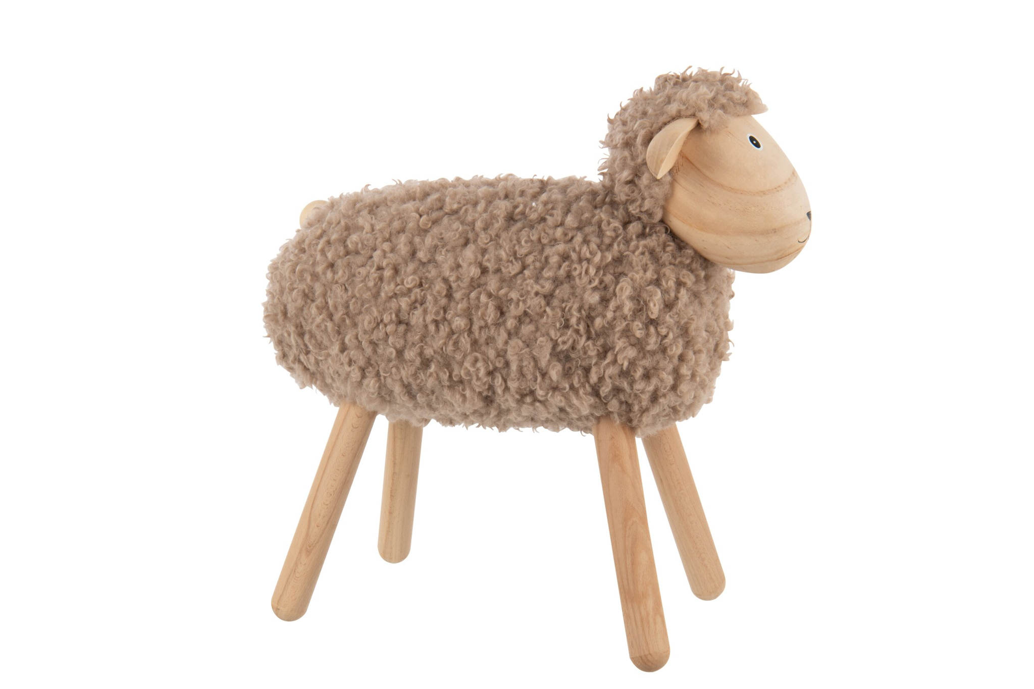 Decoratiefiguur Sofia Hout Naturel H45 cm