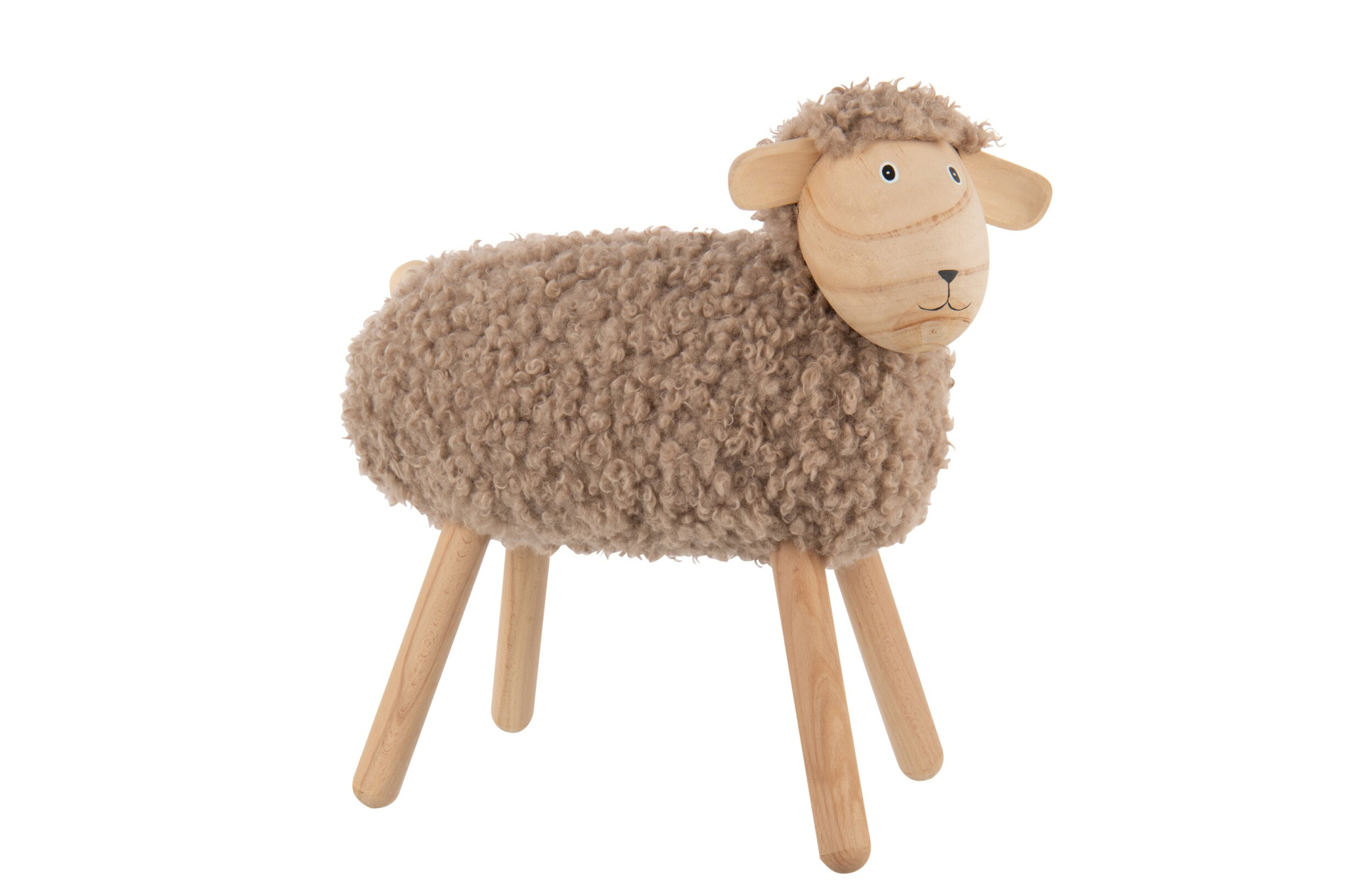 Decoratiefiguur Sofia Hout Naturel H45 cm - Afbeelding 3