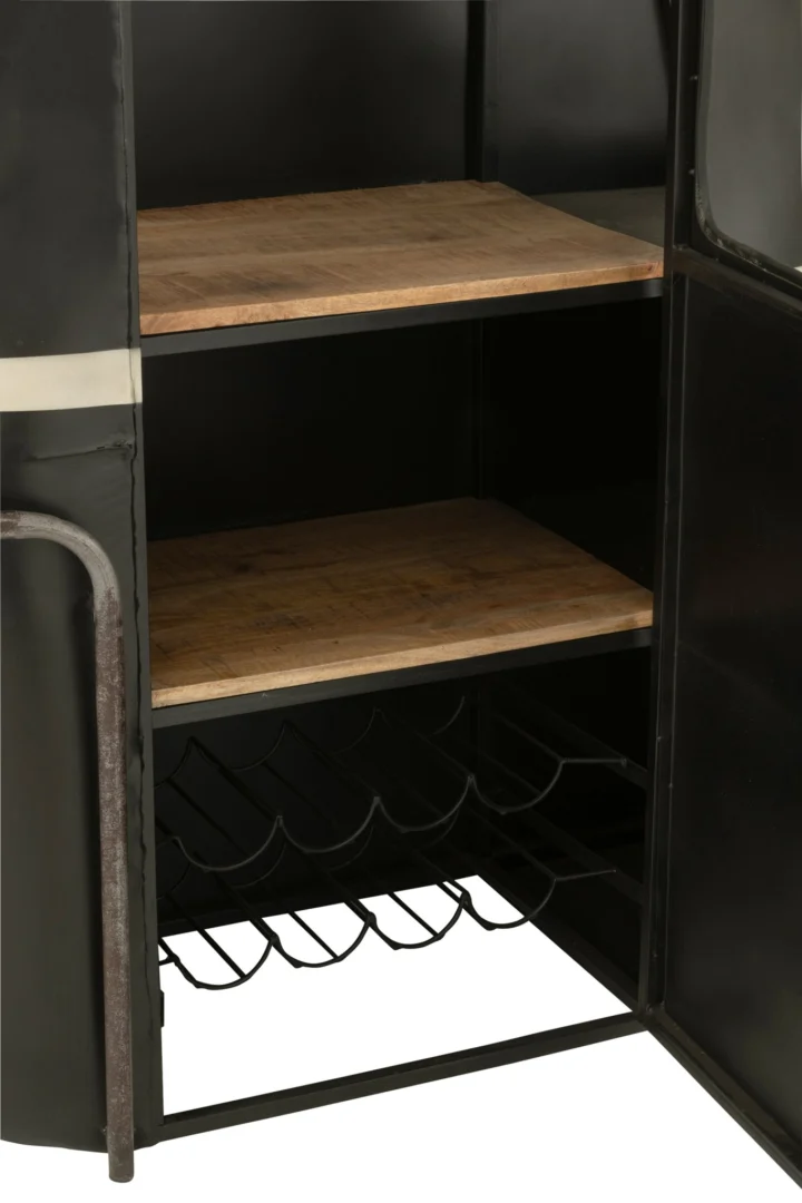 Barmeubel Nova Zwart 135 cm - Afbeelding 6