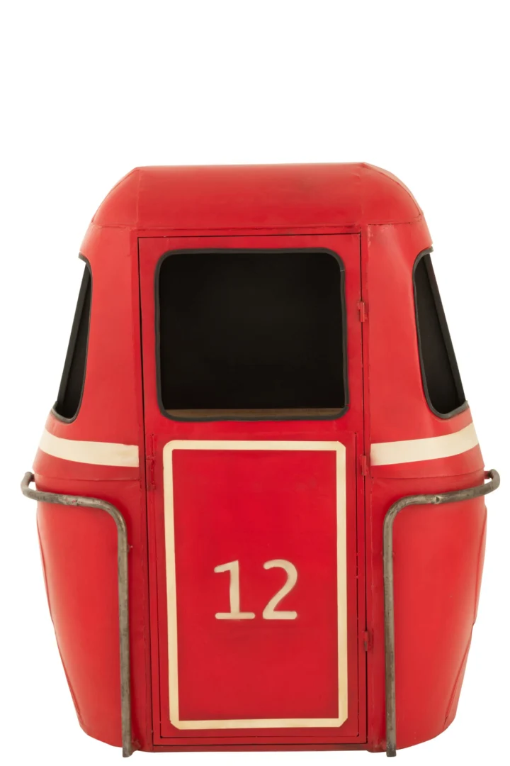 Barmeubel Baammino Rood 135 cm - Afbeelding 3