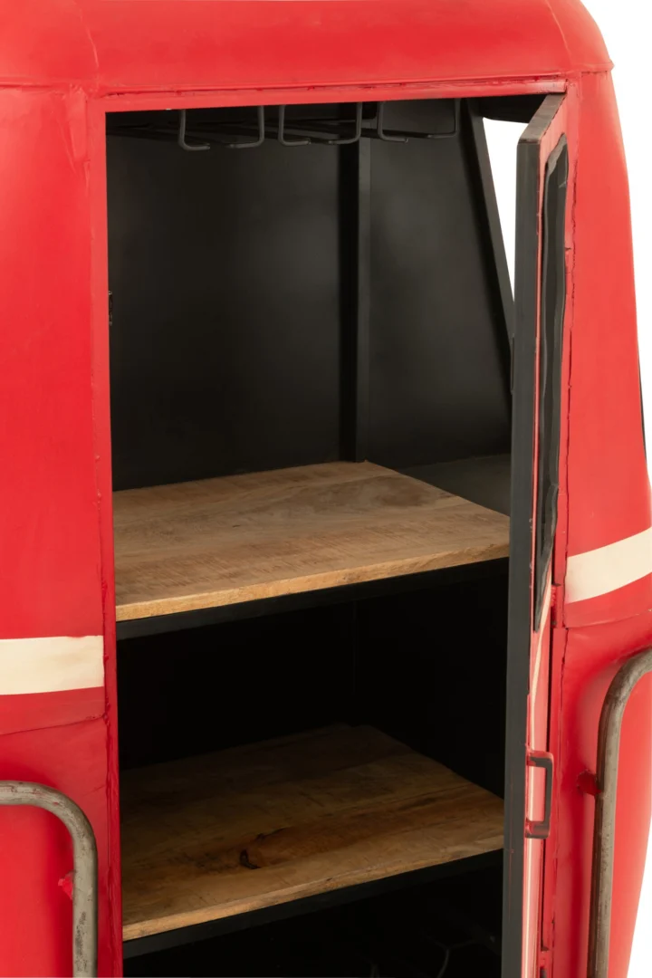 Barmeubel Baammino Rood 135 cm - Afbeelding 6