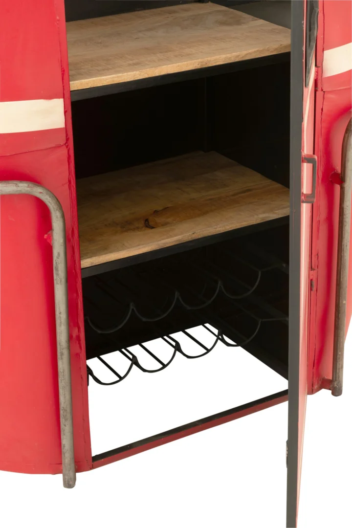 Barmeubel Baammino Rood 135 cm - Afbeelding 7