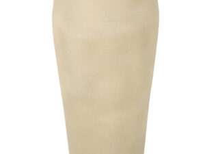 Vloervaas Prauvira Aluminium Beige H101 cm