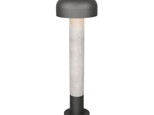 Klummang buitenlamp van aluminium, betonkleurig design, IP54, set van 3, voor moderne buitenmuur verlichting