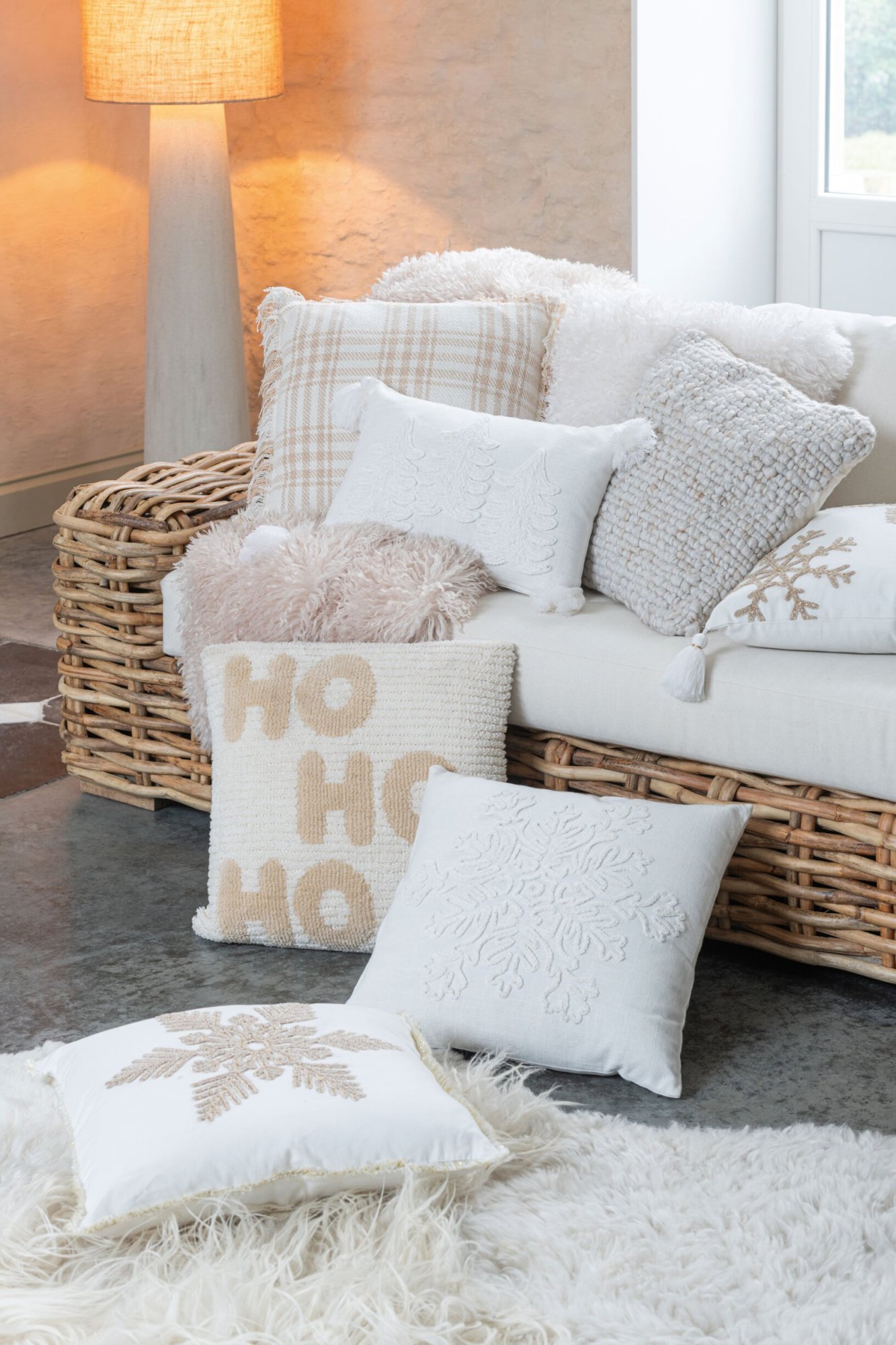 Polyesterkussen Laandia Beige 45x45 cm - Afbeelding 2
