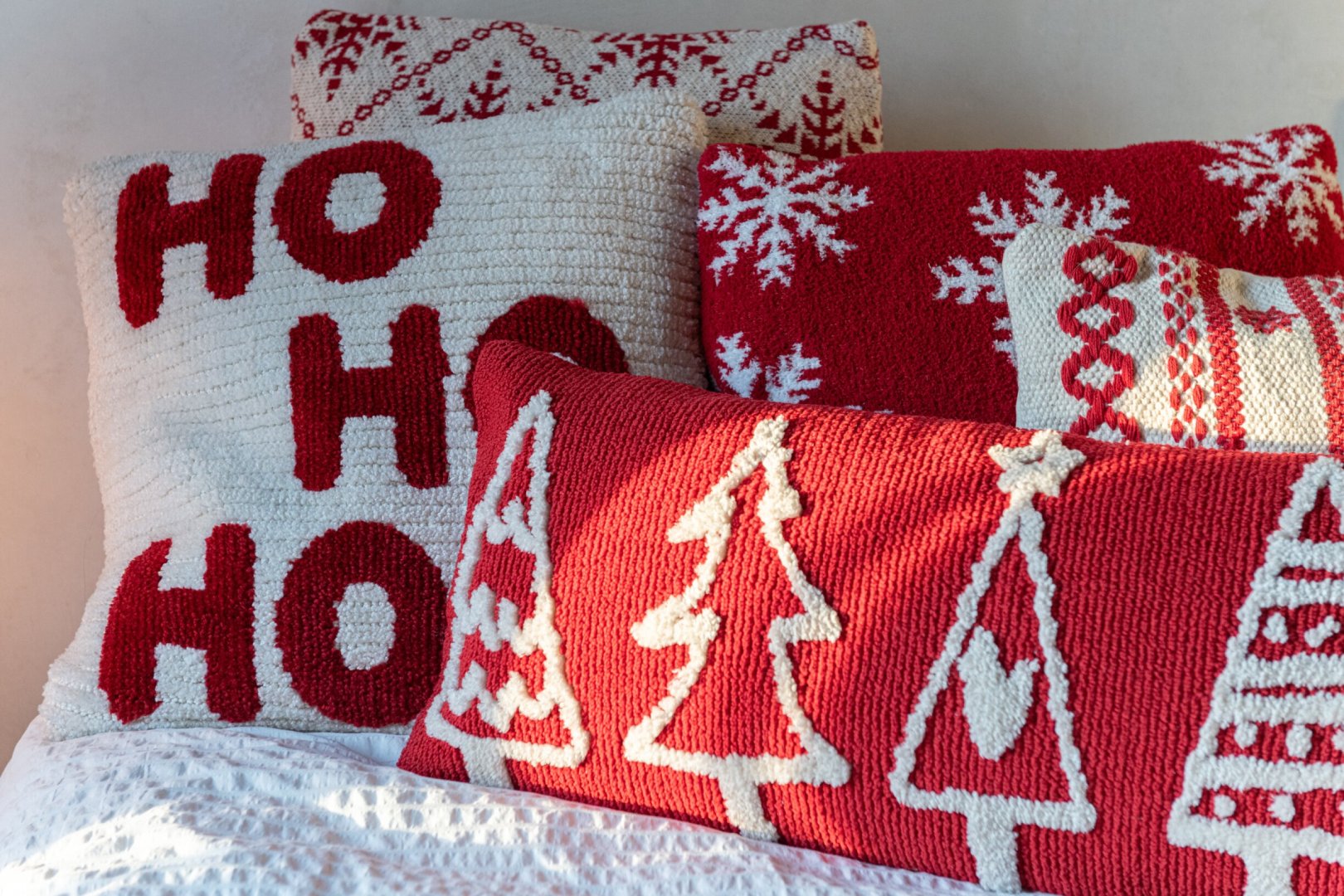 Kussen Ronaro Rood 80x30 cm - Set van 2 - Afbeelding 3