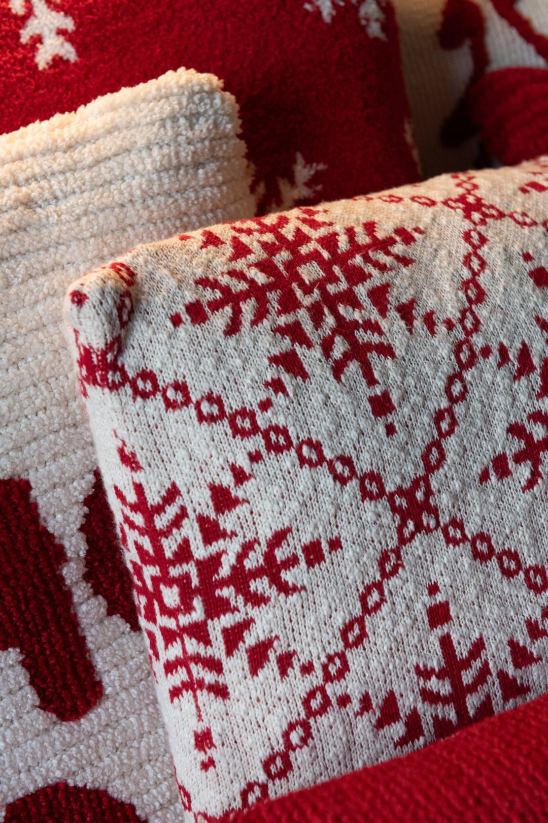 Woonaccessoire Flentor Katoen Rood - Set van 2 - Afbeelding 2