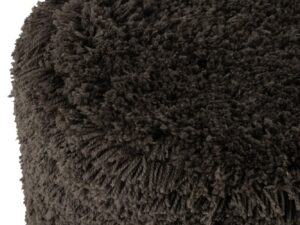 Poef Grou Polyester Grijs