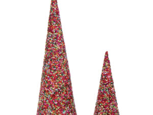 Decoratie Laber Metaal Meerkleurig - Set van 2