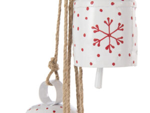Decoratiehanger Klerdik Metaal Wit - Set van 2
