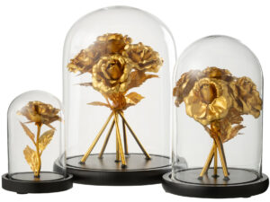 Kunstbloem Nemmano Glas Goud