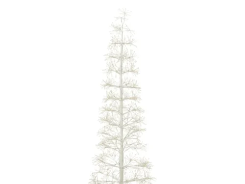 Lamp Guval Koper LED-boom, 180 cm, wit met koperaccenten en warmwitte verlichting
