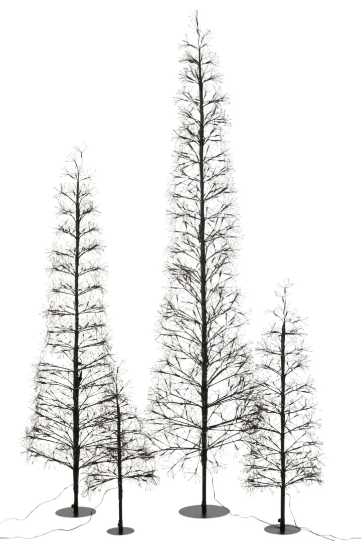 Kunstboom Jinsonte Metaal Zwart H240 cm - Afbeelding 7