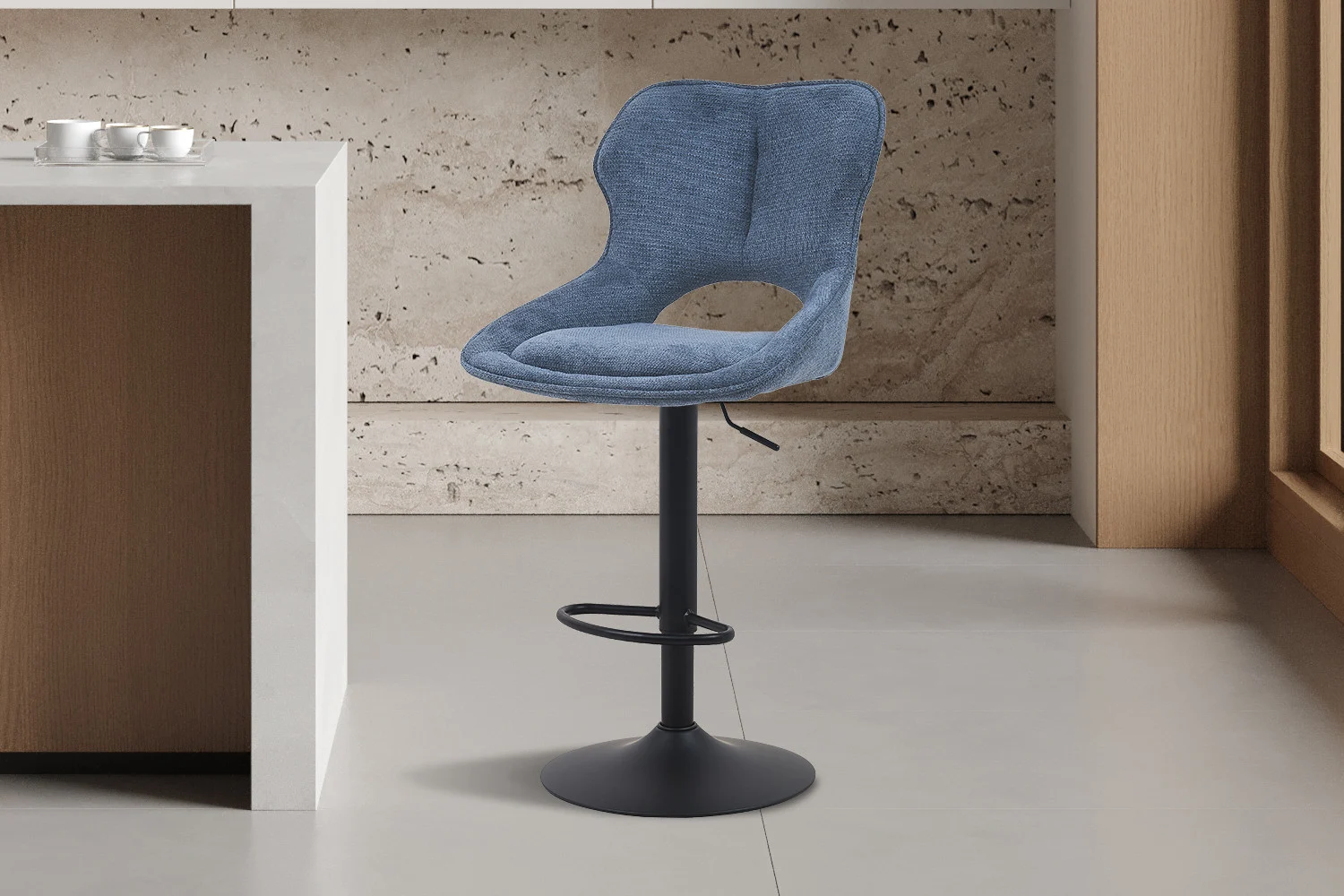 Barkruk Keeros Blauw - Afbeelding 2