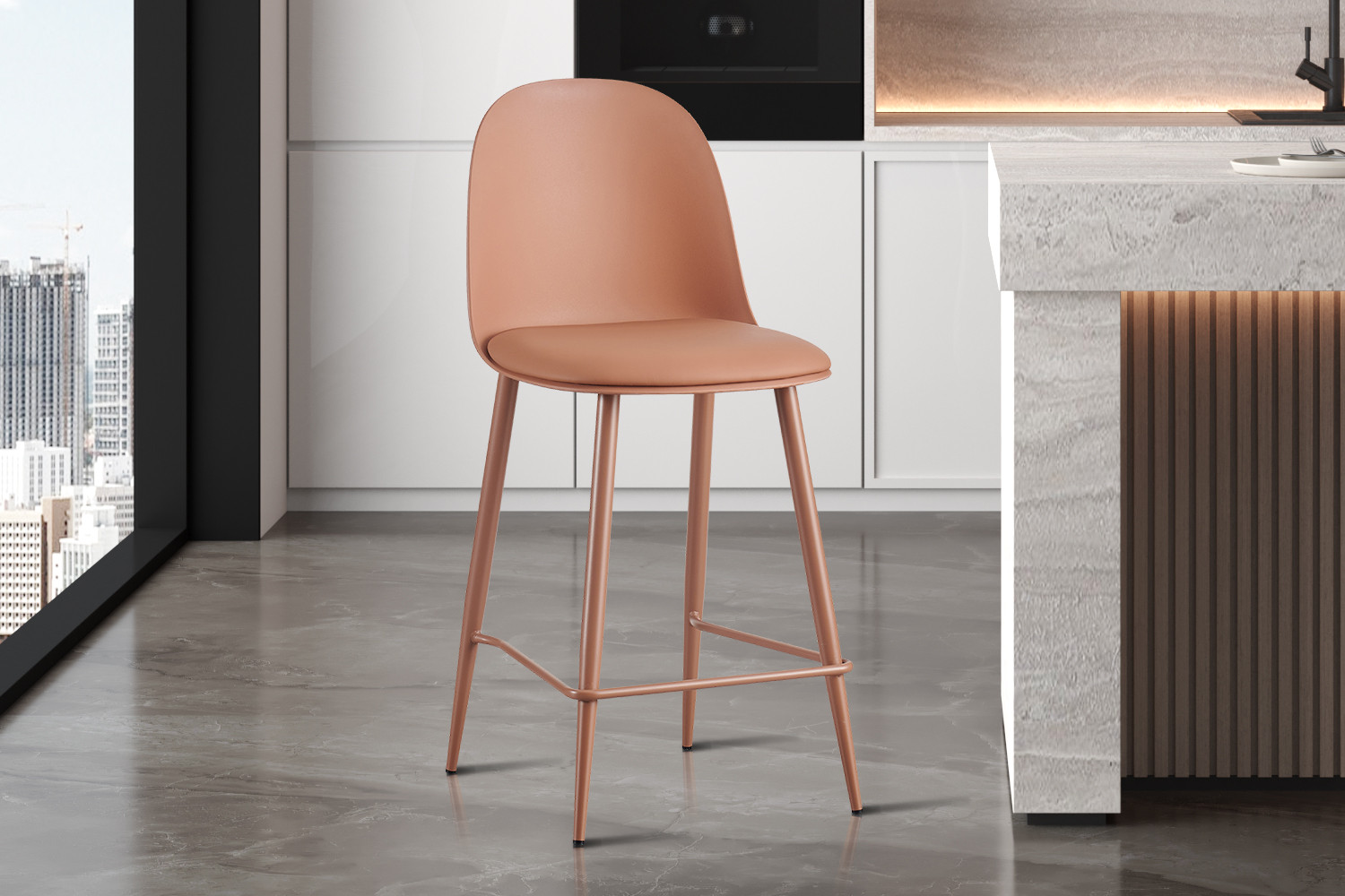 Kussen Flebia Terracotta 51x44 cm - Afbeelding 2