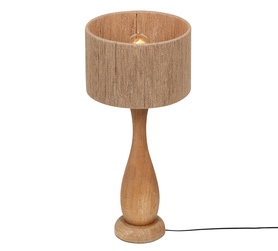 Tafellamp Naaro Jute H54 cm - Set van 3