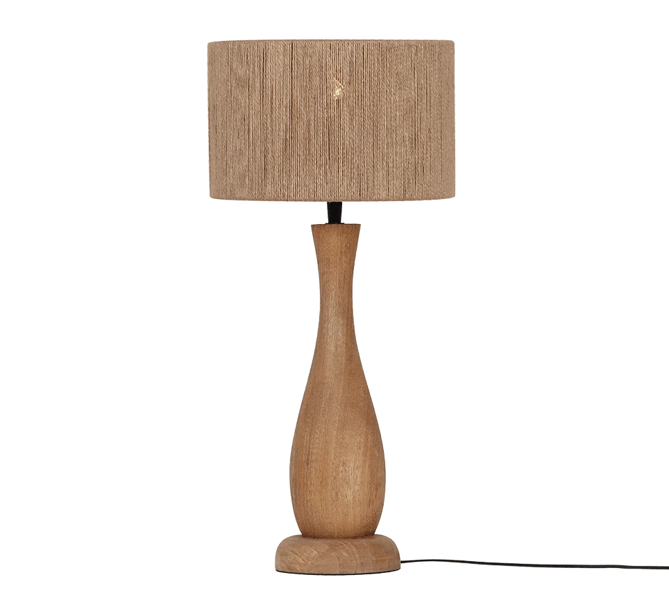 Tafellamp Naaro Jute H54 cm - Set van 3 - Afbeelding 2