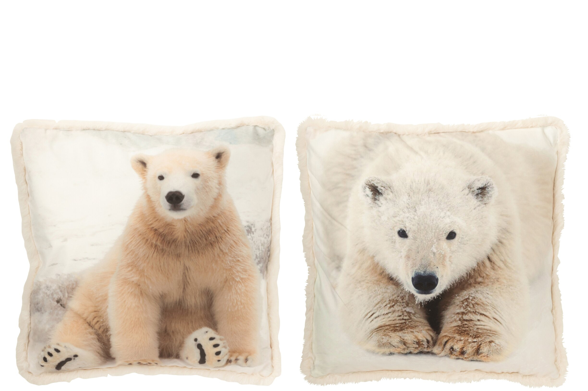 Kussen Zummen Beige 60x60 cm - Set van 2 - Afbeelding 2