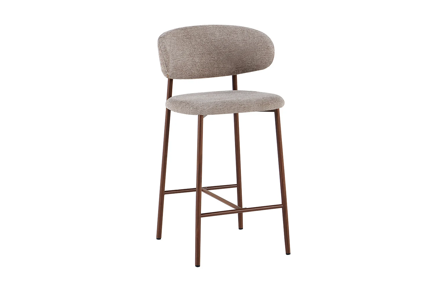 Counterstoel Hooster Walnoot Zand - Afbeelding 5