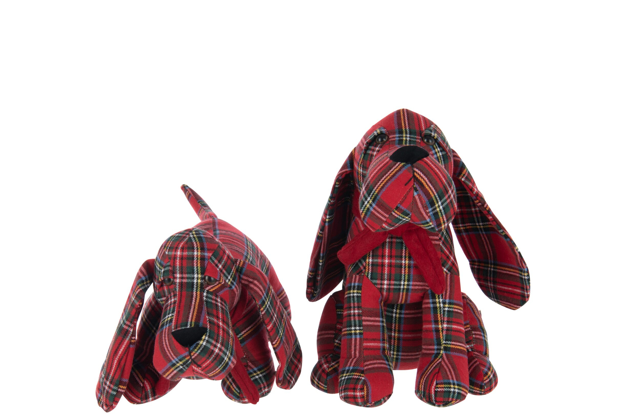 Decoratiefiguur Brullello Polyester Rood H30 cm - Set van 2