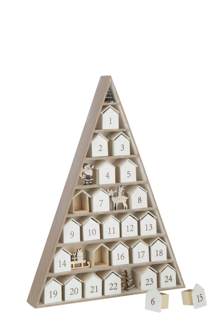 Kunstboom Stauson Multiplex Wit H45 cm - Afbeelding 2