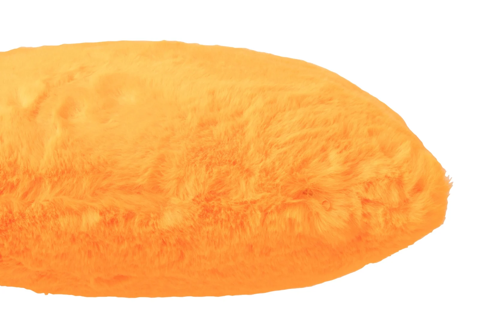 Kussen Ciekir oranje 45x45 cm, zacht en pluizig sierkussen van 100% polyester voor extra sfeer