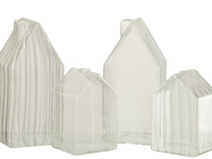 Woonaccessoire Jeirora Glas Transparant - Set van 2