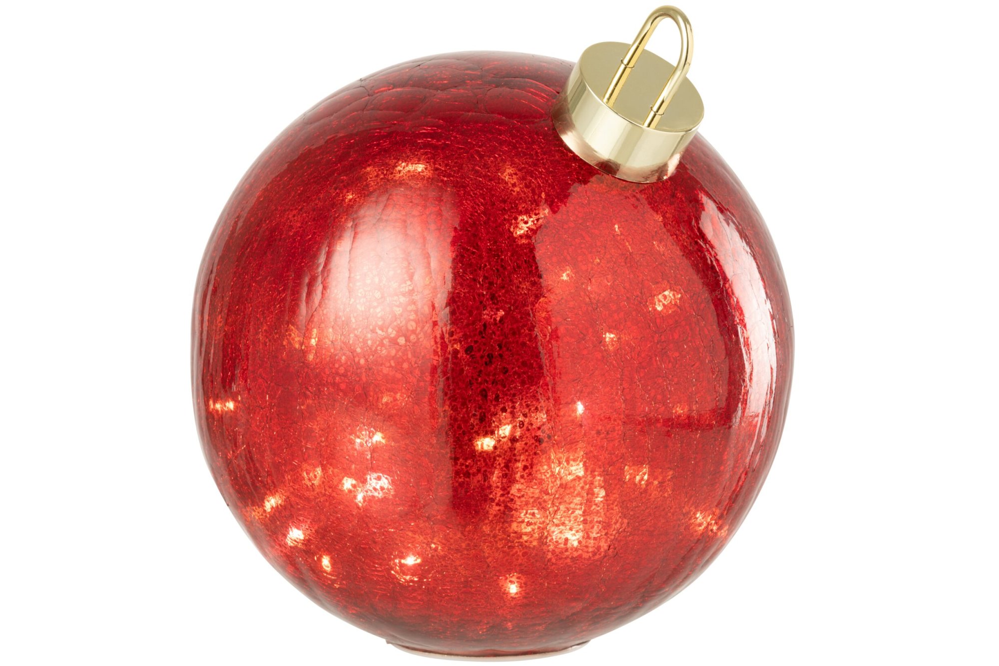 Kerstballen Caummang Glas Rood