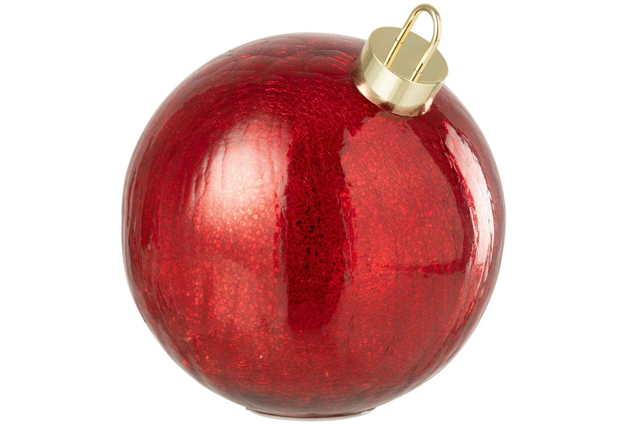 Kerstballen Caummang Glas Rood - Afbeelding 7