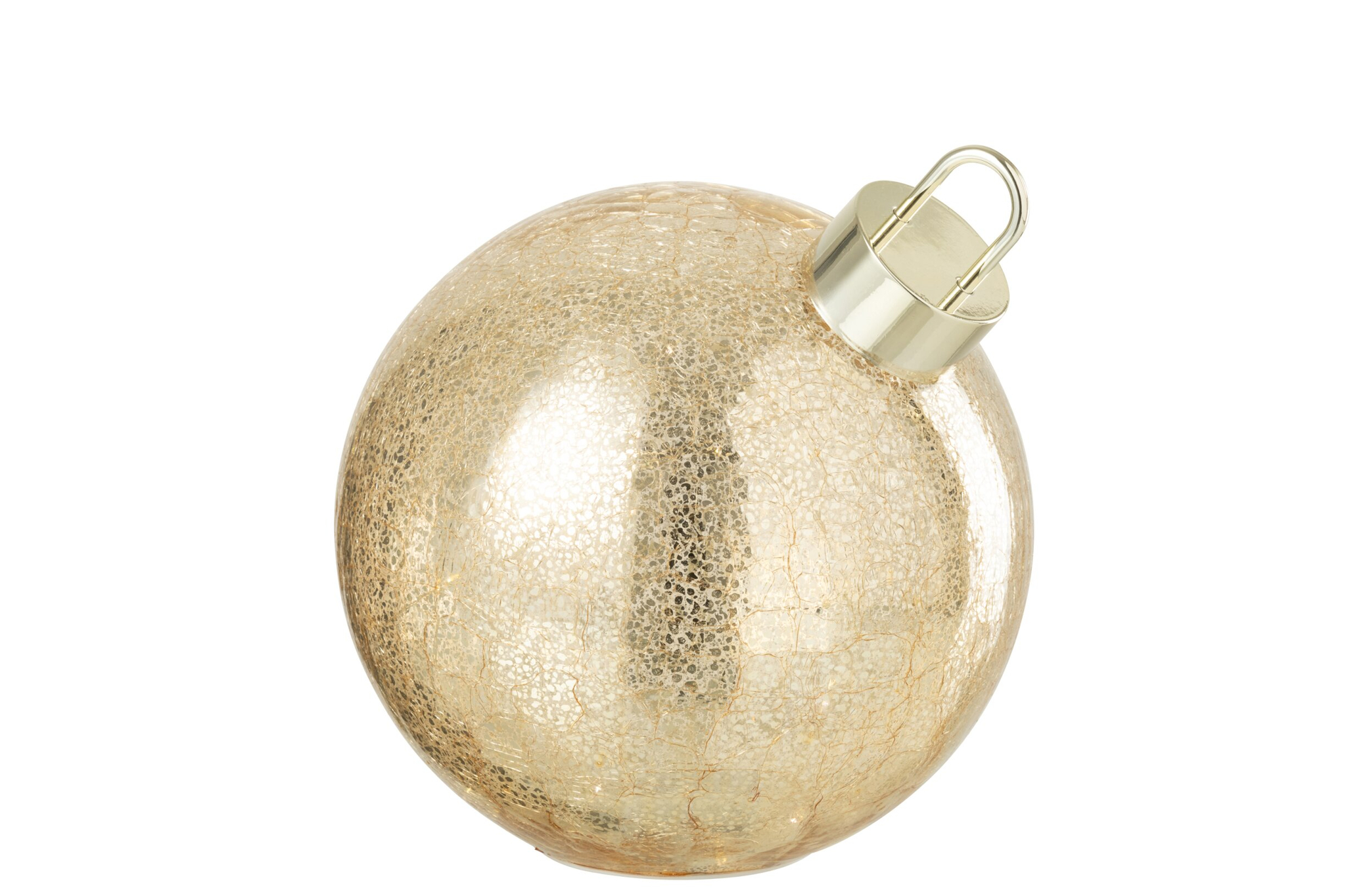 Kerstballen Grommand Glas Goud - Afbeelding 4