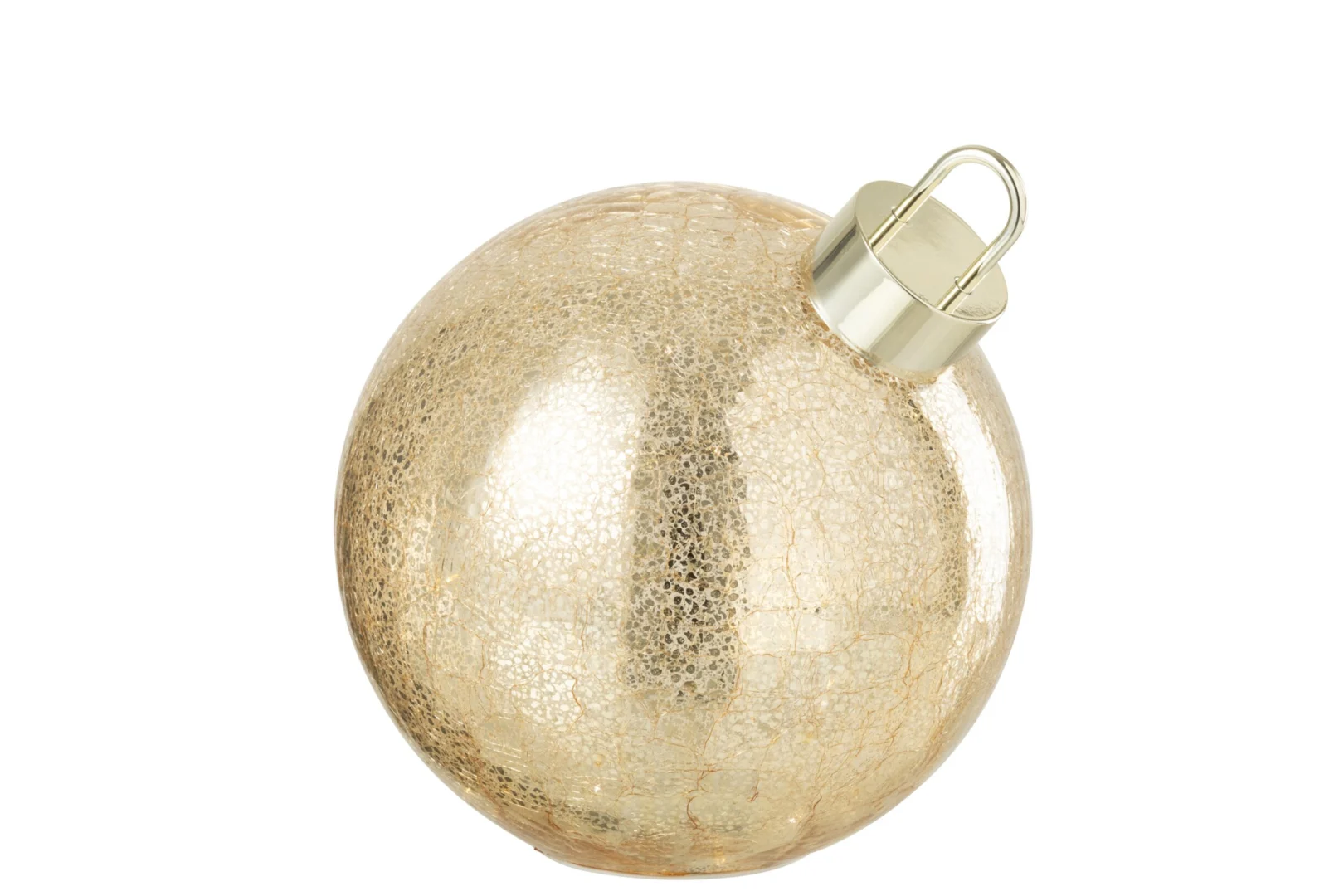 Kerstballen Grommand Glas Goud - Afbeelding 4