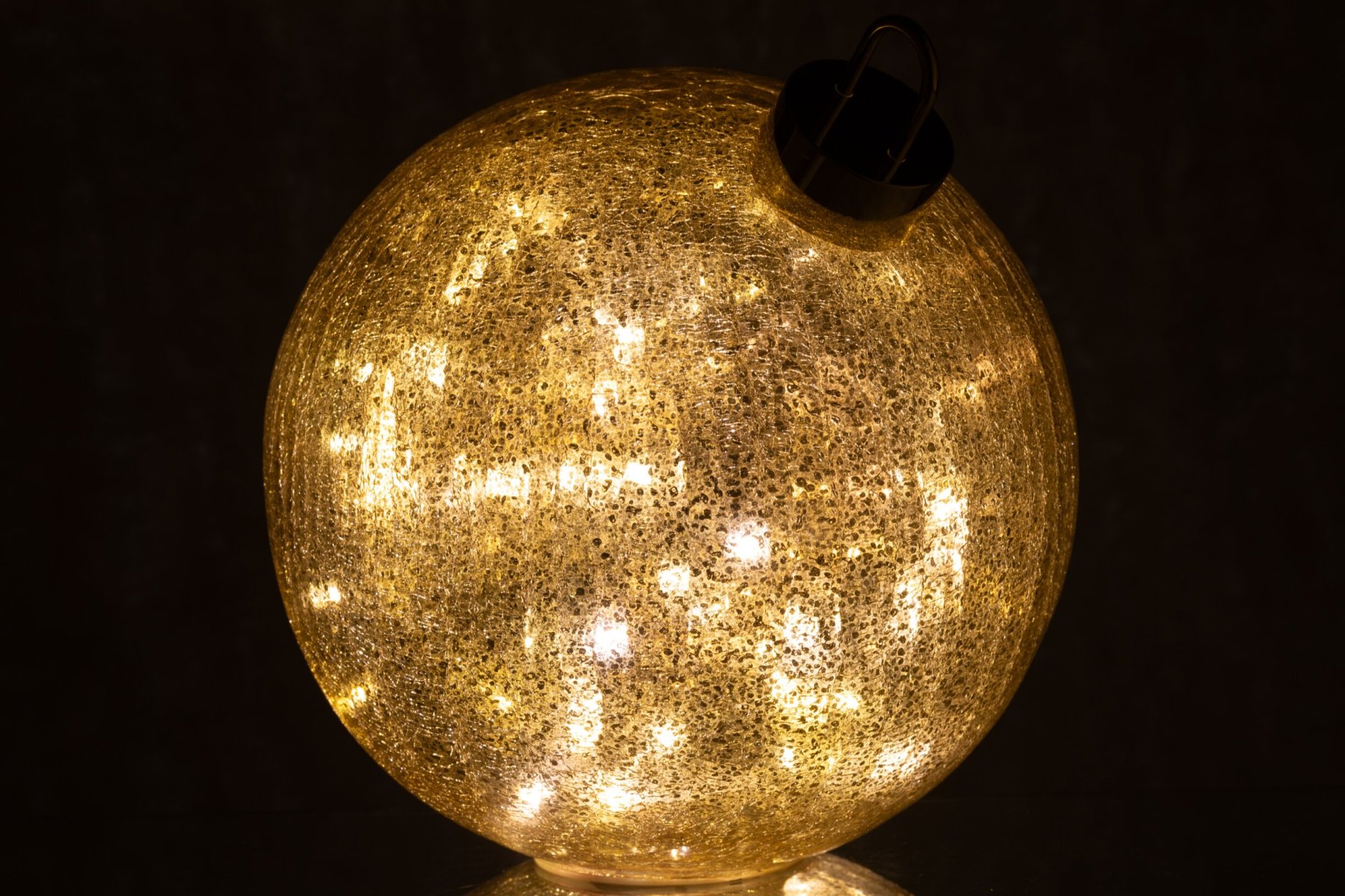 Kerstballen Preennal Glas Goud - Afbeelding 2