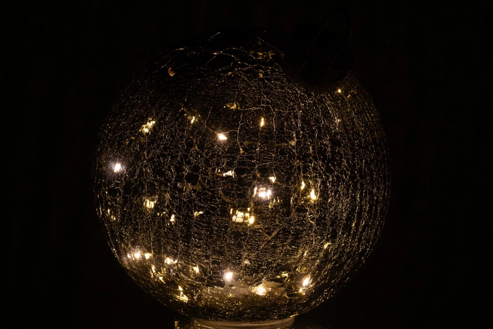 Kerstballen Soordea Glas Zwart - Afbeelding 2