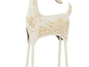Decoratiefiguur Klaasund Metaal Wit H87,5 cm