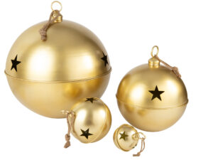 Kerstballen Fleilon Metaal Goud